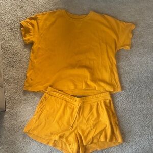 Lou & Grey Shorts and Short Sleeve Lounge Set